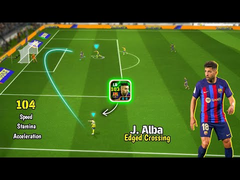 The Best LB is Here 😯🫴🔥 Edged Crossing Jordi Alba Review in eFootball 25 Mobile 🔥