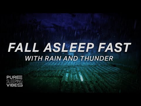 Soothing Rain and Thunder Sounds on Tin Roof | Rain for Sleeping - Fall Asleep Fast - Sleep Sounds