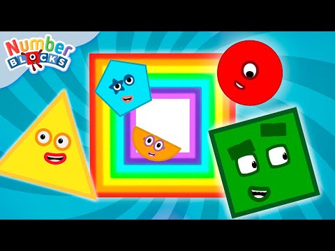 Paint by Numbers - Colourful Arty Maths 🎨🖌️| 123 Learn to Count |  Numberblocks