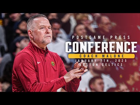 Coach Malone Full Postgame Press Conference vs. Celtics 🎙 | 1/7/25