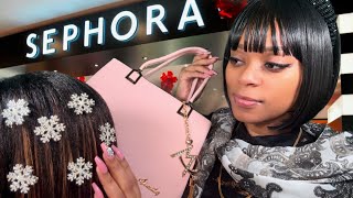 ASMR |💰Rich Aunty Spoils You At Sephora + Does Your Hair | Valentine's Day Special 💝