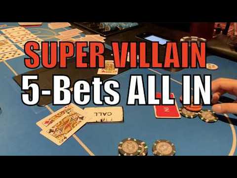 We Have SUPER VILLAIN Completely CRUSHED!!! BIIGGG 5-Bet ALL IN Pot!! Poker Vlog Ep 286