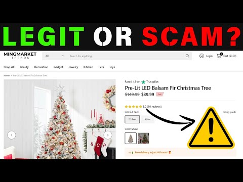 MingMarket.com Christmas Tree Review - Legit Or Scam?