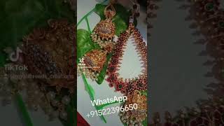 Onam collections 2024 Trending Lakshmi Necklace Set #dubai #uae #viralvideo #fyp #foryou #trending