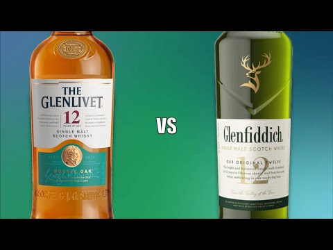 Glenlivet 12 vs  Glenfiddich 12 Year Old Single Malt Scotch Whisky