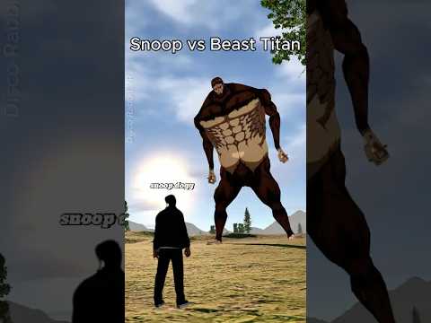 Snoop Dogg vs Beast Titan #attackontitan #snoopdogg #aot #beasttitan #vrchat #cwalk