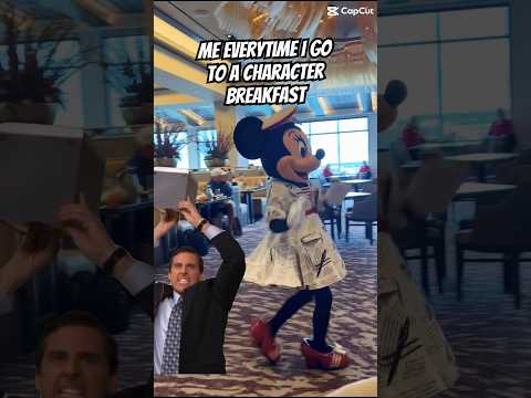 Character Breakfast just hit different! #disney #funny #trending