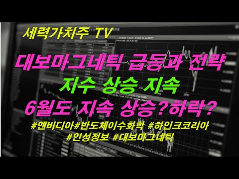 [주식 06.04] 대보마그네틱 급등과 전략,지수 상승흐름,6월 방향은어디로 상승? 하락?( #앤비디아#반도체이수화학 #하인크코리아 #인성정보 #대보마그네틱 #) #세력가치주