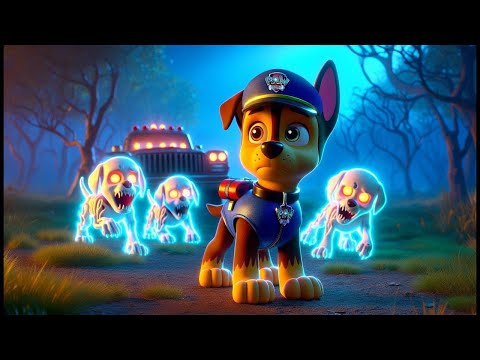 Paw Patrol Ultimate Rescue | ZOMBIE GHOST ATTACK CHASE?! Very Funny Story | Rainbow 3