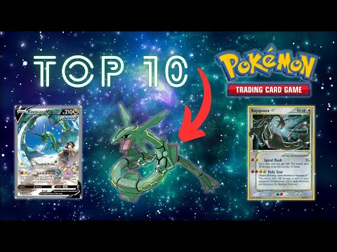 The 10 Most EXPENSIVE Rayquaza Pokémon Cards 🐉 #top10 #pokemon #rayquaza