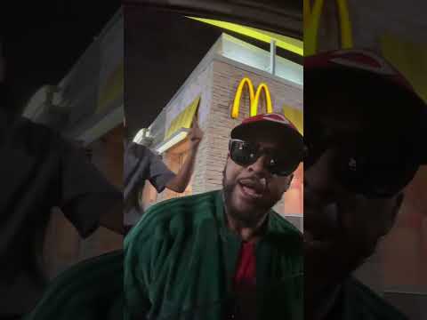 Jamal from Rap Group Illegal argument with manager at McDonald’s