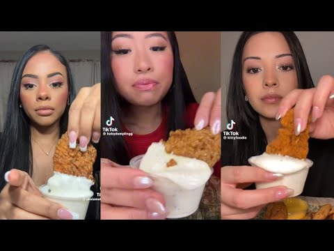 wingstop mukbang tiktok compilation