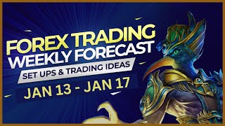 🎯 Weekly Forex Forecast | EURUSD, GBPUSD, USDJPY, AUDUSD, XAUUSD OIL (13/01/2025) Supply And Demand