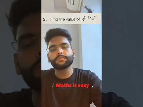 Can you solve this logarithmic problem #mathtutorial #logarithm