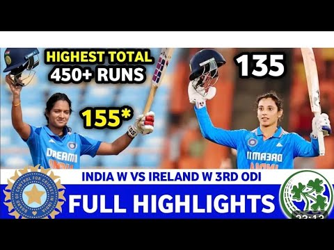 team india create history 🥳🔥.   INDIA vs IRELAND HIGHLIGHTS   NIRANJAN SHAH STADIUM,RAJKOT