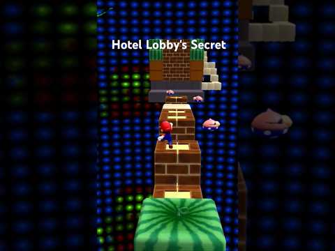 Hotel Lobby's Secret #gaming #mario #jump #star #sunshine #water #hotel #secret