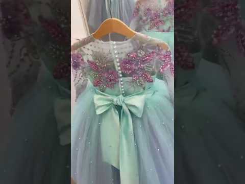 Beautiful frock design for baby girls/Baby girl wedding frock design 2024@Fairyfashions109