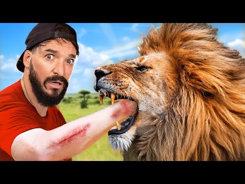 HAND FEEDING WILD LIONS! (9 DAYS IN AFRICA - TRIP OF A LIFETIME)