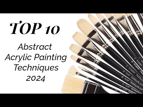 TOP 10 Abstract Acrylic Paintings of 2024 / Creative Painting Ideas on Canvas / Abstract Art (460)