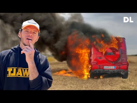 I burned down a 300,000$ G-Wagon for views (or why we all watch WhistlinDiesel)