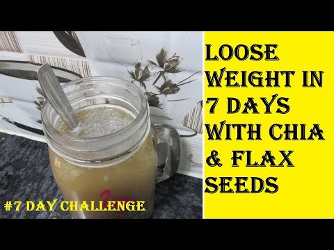 चिआ और अलसी ड्रिंक से 7 दिन में चर्बी घटाए| Reduce Fat with Chia & Flax Seed Drink | 7 day Challenge