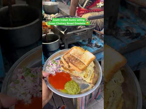 Green Chutney Omelette in Chennai #breadomelette #eggrecipe #omelette #ytshots