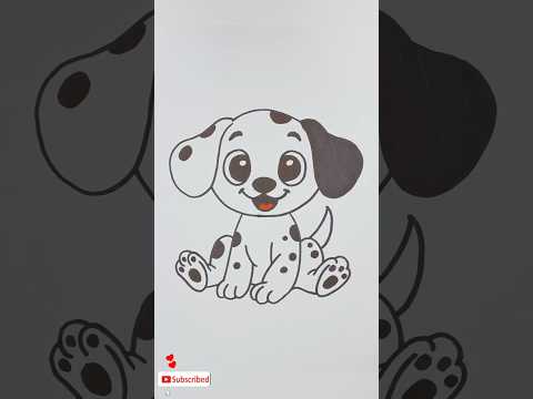 How to Draw a Cute Dog! 🐶🎨🖌️