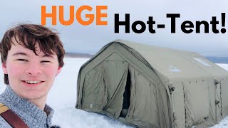 Alaska Hot-Tent Camping on the Ice | Coody Koala 7 #hottent #rbmoutdoors #rbmtent