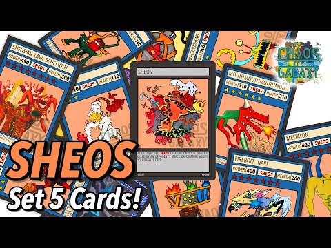 SHEOS - All New Cards for Set 5 - Planet Profile (Chaos Galaxy Homemade TCG)