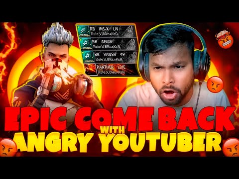 EPIC ! Comeback With Angry Uncle 😡 Youtuber || गुसे Me सबको किक Kar Diya 🤯@RBPANTHER1