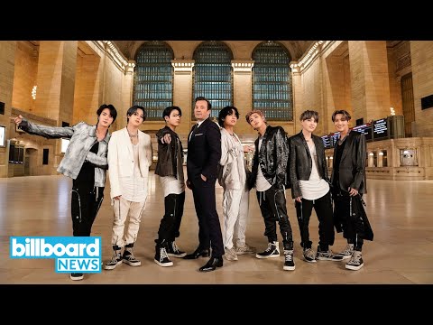 BTS Take Over Grand Central Station For Electric 'ON' Performance | Billboard News