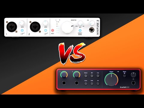 Focusrite Scarlett 2i2 4th Generation VS Arturia Minifuse 2