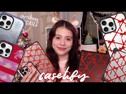 CASETiFY Christmas IPHONE CASE HAUL & gift guide for the it girls📱🎄✨