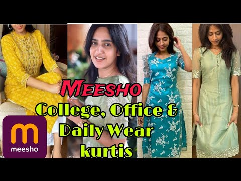 Meesho Kurtis for Office, College & Daily Wear || Office Wear || Daily Wear || College Wear #kurti