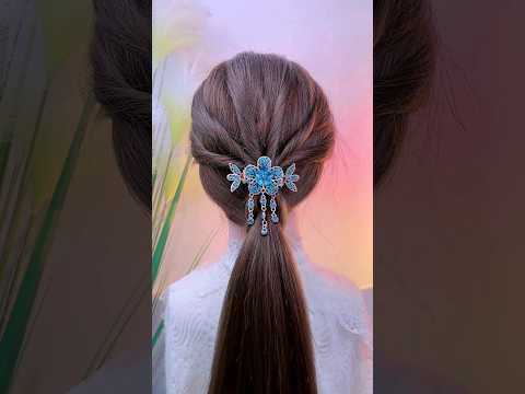 beautiful and easy hair style #shorts #shortvedios #Ideas #trendingshorts #designs #viral #ytshort