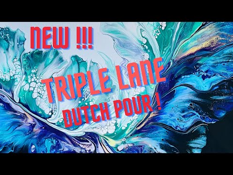 #32- I tried something completely new: A Triple Lane Dutch Pour #youtubevideo