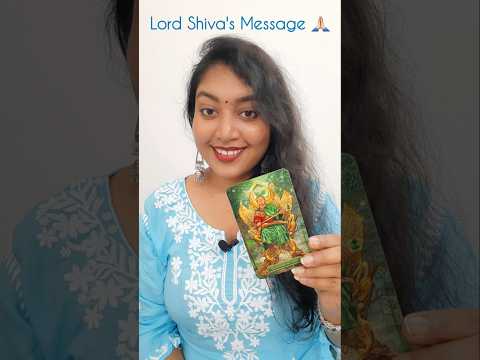 Message From Shiv Ji 🔮 Tarot Card Reading For All Zodiac Signs #divineguidance #tarot #shorts