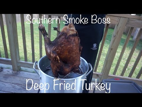 Deep Fried Turkey With Injection | How To Deep Fry A Turkey | Southern Smoke Boss