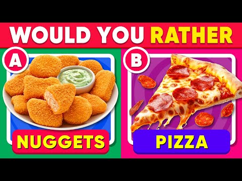 Would You Rather..? Snacks & Junk Food Edition 🍔🍕🍭 Daily Quiz