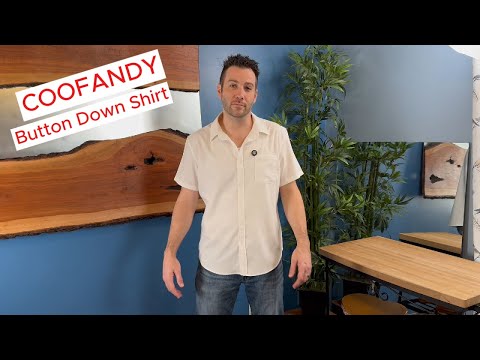 Coofandy Button Down Shirt, breathable and lightweight #coofandy #buttondown #clothing