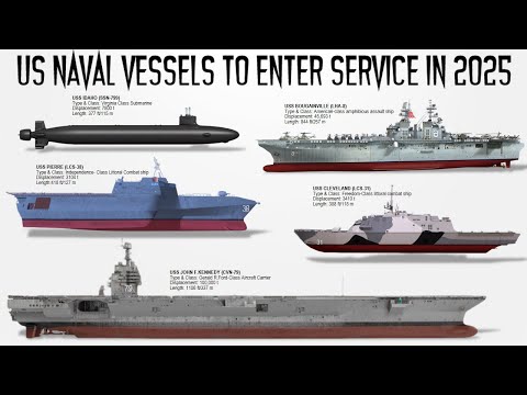 10 Deadliest Naval Vessels of USA that will be commission in 2025