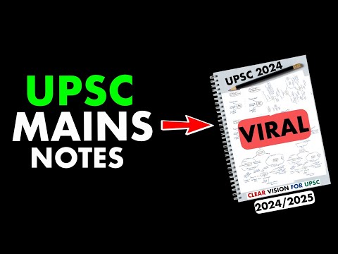 Viral UPSC Mains Notes: Download Now!