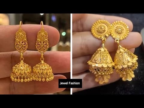 Latest Gold Earrings designs #earringsdesign #earrings #jewelfashion #gold #goldearrings #earring