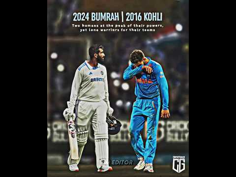 2024 Bumrah 🤝 2016 Virat Kohli, both at prime but their team failed them 🥹| #jaspritbumrah #virat