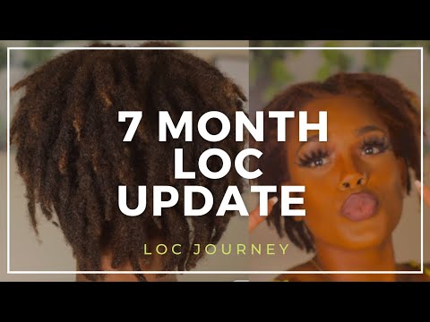 7 MONTH LOC UPDATE| Two Strand Twist Starter Locs | Loc Journey| Rushell