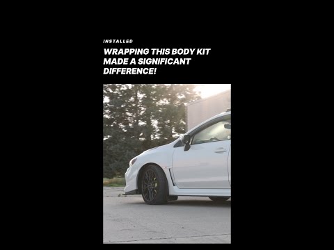 It looks BEAUTIFUL | WRX STi Lip Kit