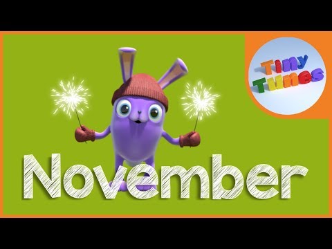 English Months of the Year Song | 12 Months of the Year Song | Tiny Tunes