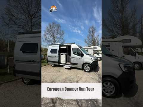 European Camper Van | Font Vendôme Master Van XS #shorts