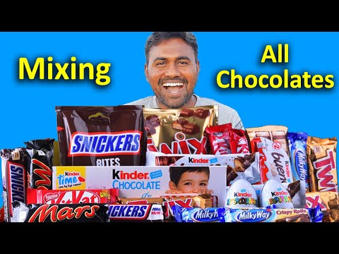 Will It Sweet or Weird Taste? Mixing All Chocolates Together | SMBros Vlog & Cooking