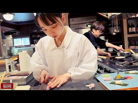 [Japanese sushi restaurant] run by a 24-year-old woman